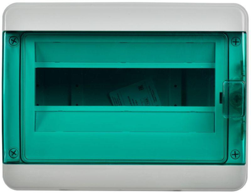 Корпус КМПн-12 TEKFOR IP65 зел. прозр. дверь пластик. IEK TF5-KP72-N-12-65-K03-K06