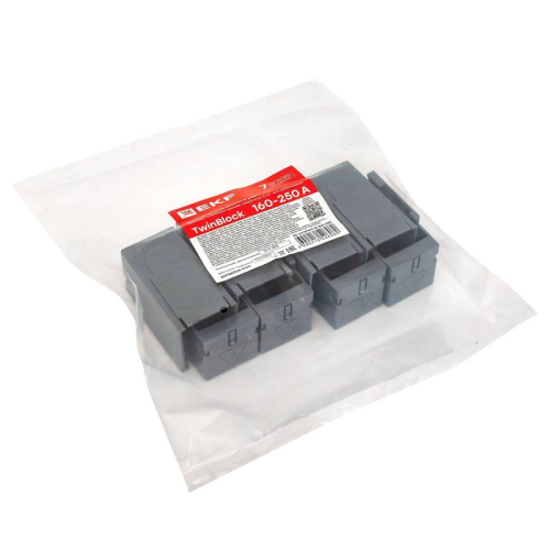 Комплект клеммных крышек (короткие) для рубильников TwinBlock 160-250А (уп.8шт) EKF tb-cvrshort-8-160-250