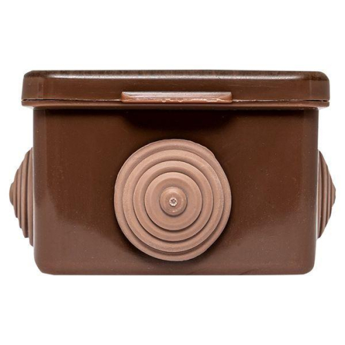 Коробка распаячная КМР-030-036 пылевлагозащ. 65х65х50 4 мембранных ввода темн. дерево PROxima EKF plc-kmr2-030-036-t