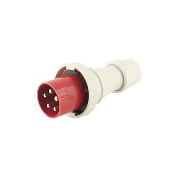 Вилка переносная PPC 035 3Р+РЕ+N 63А 380В IP67 Pro JazzWay 5072435