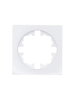 Рамка 1-м OSEN горизонт. квадрат бел. LEZARD 743-0200-146
