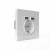 Розетка 1-м СП Pixel IP20 с заземл. с 2-мя заряд. устр. USB тип A+A механизм бел. TOKOV ELECTRIC TKE-PX-R1U2A-C01