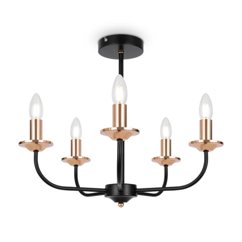 Светильник New Series 010 40Вт E14х5 IP20 потолочн. Freya FR4013CL-05GB