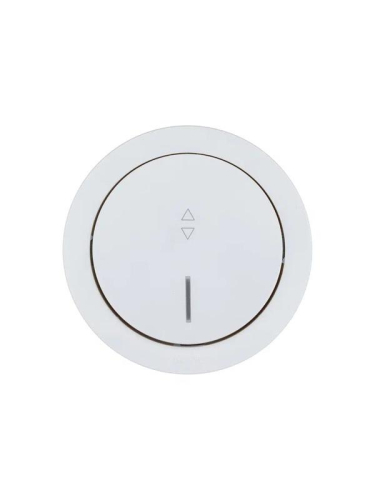 Выключатель проходной 1-кл. СП OSEN 10А IP20 с подсветкой механизм бел. LEZARD 743-0288-114