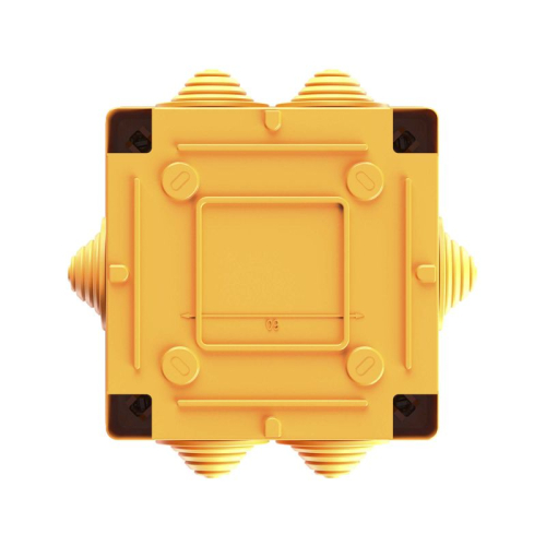 Коробка ответвительная FS 100х100х50мм IP55 5п 450В 10А 6кв.мм с кабельными вводами и клеммниками пластик. DKC FSB11506