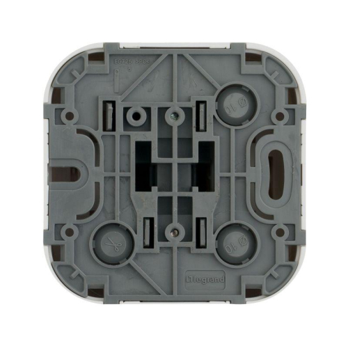 Переключатель проходной 1-кл. ОП Quteo 10А IP20 10AX бел. IEK 782204