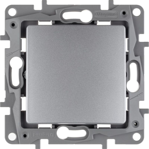 Выключатель 1-кл. СП Etika 10А IP20 250В 10AX авт. зажимы механизм алюм. IEK 672401