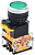 Кнопка D8-11T d22мм 1НО+1НЗ с фиксацией зел. KARAT IEK BBT30-11T-3-21-K06