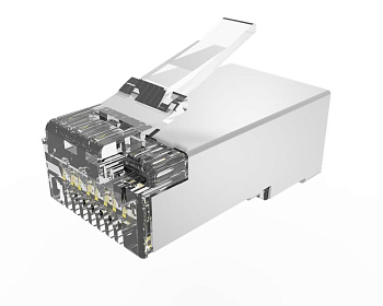 Коннектор RJ-45(8P8C) кат.6 экранир. универс. (уп.100шт) TOKOV ELECTRIC TKE-CNR-623-STP