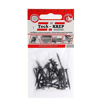 Саморез гипсокартон-металл 3.5х35 (пакет) (уп.30шт) Tech-Krep/Zitar 102379