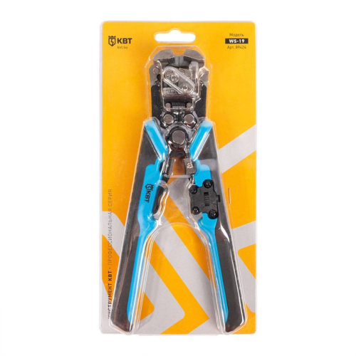 Стриппер автоматический с окном для сброса изоляции функцией продольной разделки проводов и модулем резки "CutPro" КВТ 89424