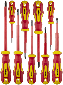 Набор отверток диэлектрических NHT-Otd01-H9 (9шт) Navigator 95000