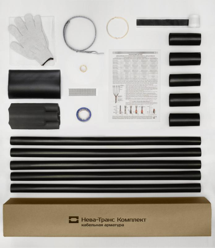 Муфта кабельная концевая внутр. уст. 1кВ 1ПКВТпб-5х(16-25) Нева-Транс Комплект 22020017