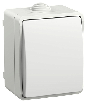 Выключатель кнопочный 1-кл. ОП Форс IP54 ВСк20-1-0-ФБ бел. IEK EVS13-K01-10-54-DC