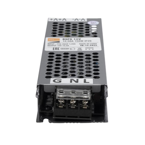 Блок питания для светодиод. ленты BSPS 150Вт 12.5А 12В IP20 метал. JazzWay 5024397