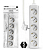 Удлинитель 5х5м с заземл. 10А 3х1.5 TOKOV ELECTRIC TKL-C01-BU5-5-1.5-Z