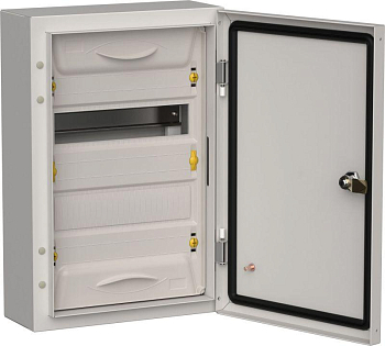 Корпус ЩРн-24 (1х24) TITAN 5 460х310х140 IP54 метал. сер. IEK TI5-50-N-024-54-7035