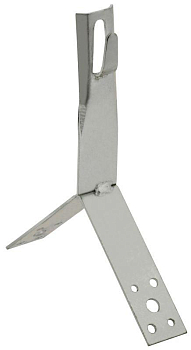 Держатель проводника круглого 6-8мм конька H=80мм нерж. сталь IEK ZDP80-20-4-68-80