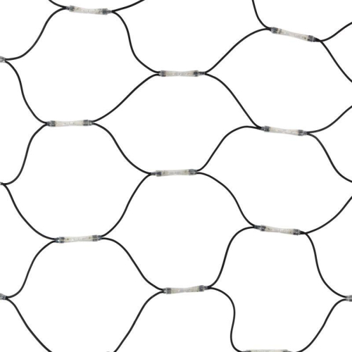 Гирлянда светодиодная "Сеть" 2х4м 560LED бел. 50Вт 220-240В IP67 провод каучук черн. Neon-Night 217-135