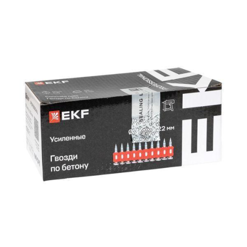 Гвоздь кованый для монтажн. пистолета по бетону металлу Bullet Type 3х22 цинк. (уп.1000шт) Expert EKF cpn-3022bp