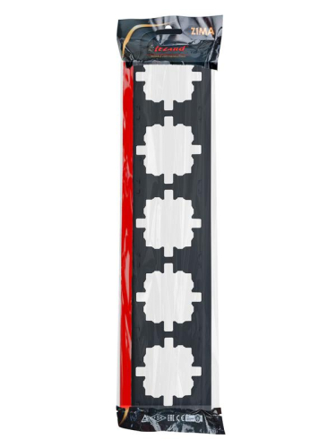 Рамка 5-м ZIMA горизонт. черн. бархат LEZARD 704-4200-150
