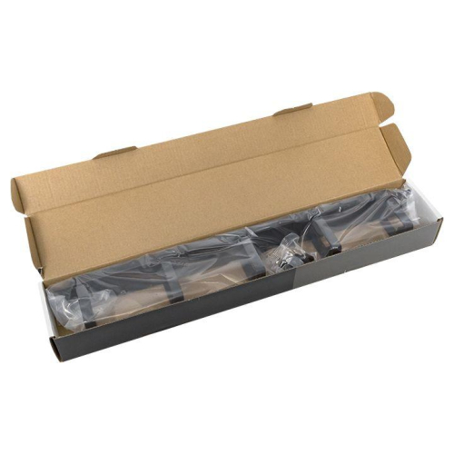 Органайзер кабельный TERACOM PRO 1U 5 колец черн. EKF TRP-1CO-5R-M-BK