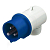 Вилка эл. каб. 16А 2P+E 230В IP44 DKC DIS2211633