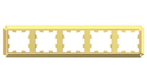 Рамка 5-м AtlasDesign Antique универс. зол. SE ATN101605