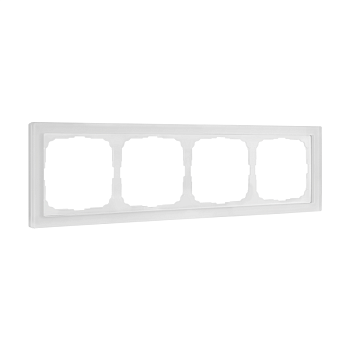 Рамка 4-м ArtGallery Pure матов. органич. стекло бел. SE GAL330104