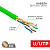 Кабель витая пара U/UTP кат. 5E PVC нг(А)-LSLTx 4х2х0.52мм 24AWG INDOOR SOLID зел. (уп.305м) Rexant 01-0061-R