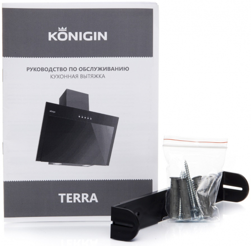 Кухонная вытяжка Konigin Terra Black 50