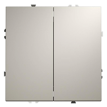 Выключатель 2-кл. СП S70 10А механизм кашемир Voltum VLS020103