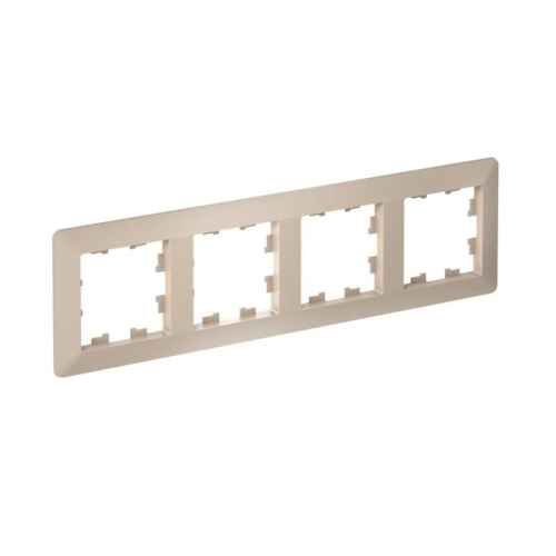 Рамка 4-м AtlasDesign Air песочн./дым. бел. SE ATN221204