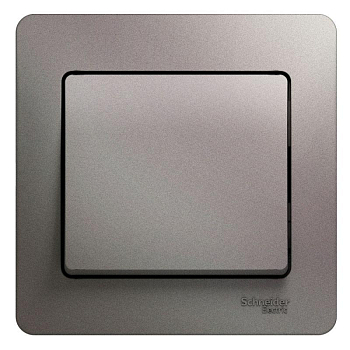 Выключатель 1-кл. СП Glossa 10А IP20 (сх. 1) 10AX в сборе платина SE GSL001212