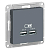 Розетка USB AtlasDesign тип A+A 5В 1х2.1А 2х1.05А механизм грифель SE ATN000733