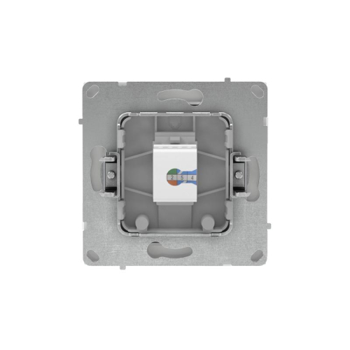 Розетка компьютерная 1-м KANT RJ45 кат.5E без шторки бел. песок DKC 7010663