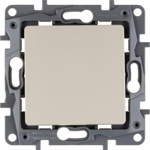 Переключатель 1-кл. СП Etika 10А IP20 250В 10AX безвинтов. зажимы механизм сл. кость IEK 672305