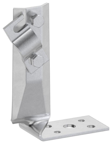 Держатель проводника круглого 6-10мм вин. угл. скр. h=70мм оцинк. сталь IEK ZDP87-11-1-16-70