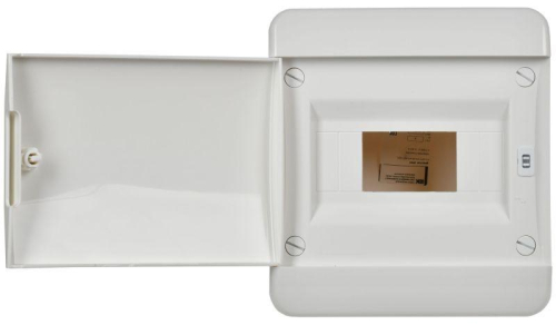 Корпус ЩРН-П-8 TEKFOR IP41 бел. дверь пластик. IEK TF5-KP13-N-08-41-K01-K01