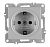Розетка 1-м СП LAVIN/KAREN 16А IP20 с заземл. механизм сер. ARVIA 50 03 2000 217