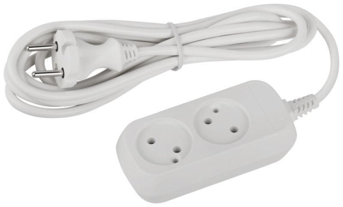 Удлинитель 2х3м без заземл. ПВС 2х0.75 UDL-10-230 Greenline Эра Б0065067