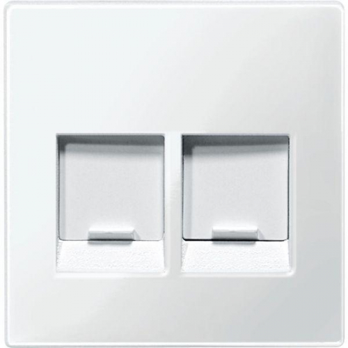 Плата Merten центральная для мод. штеп. разъемов 2-поста с штеп. бел. SchE MTN4562-0319