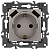 Розетка Elegance 14-4109-16 16A 250В 2P+E защ. штор. с 2xUSB 3А 5В титан Эра Б0065775