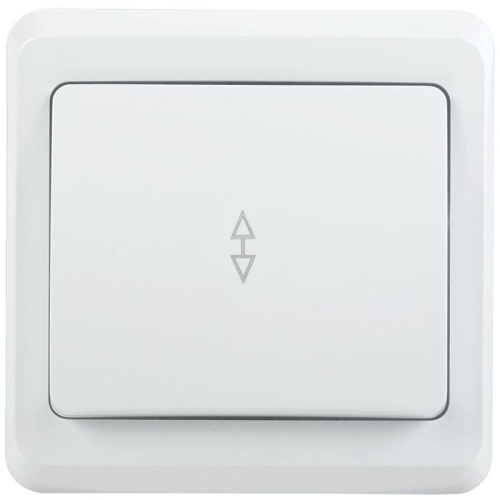 Переключатель проходной 1-кл. 1п СП Вега 10А IP20 ВСп10-1-0-ВБ бел. GENERICA EVV12-K01-10-DM