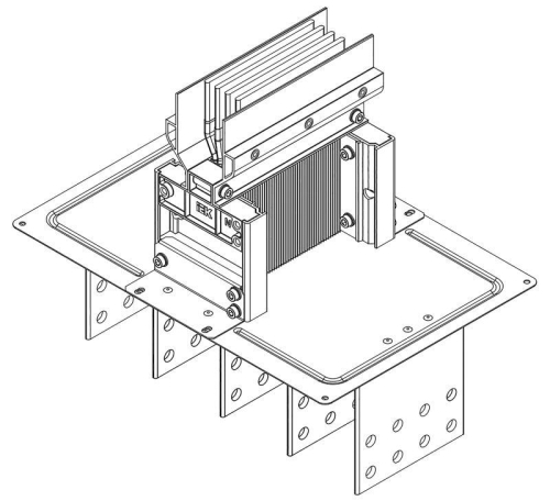 Секция фланцевая Тип2 5000А Cu 3L+N+1/2PE IP55 тран. IEK LB-5000C5-35-F-F2