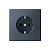Розетка ArtGallery 16А с заземл. механизм грифель SE GAL000743