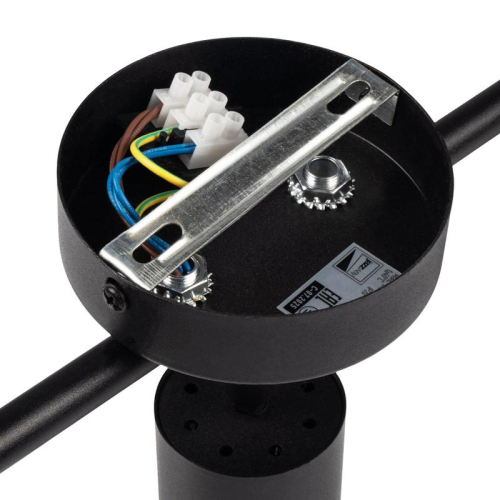 Светильник PCL-0403 3xGU10 IP20 230В BL настен./потолочн. декор. под лампу JazzWay 5066649