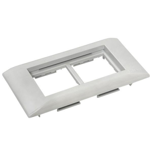 Рамка 2-м 4мод. + суппорт для парапетного кабельного канала C-Line EKF sup-4-105-50