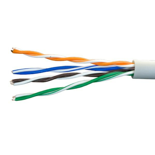 Кабель витая пара U/UTP кат.5E 4х2х24AWG solid Cu LSZH нг(А)-HF In. Premium 305м (м) SUPRLAN 01-0307-1