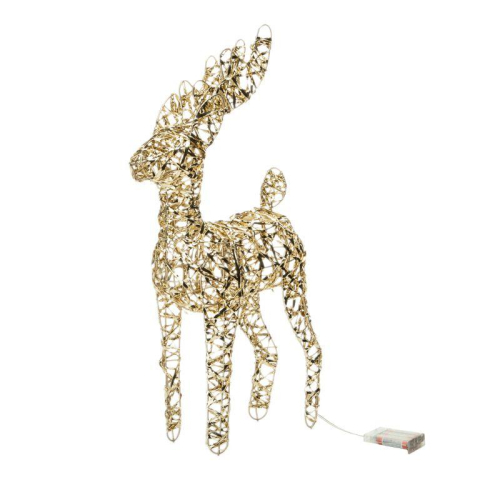 Фигура светодиодная "Олень" 37см тепл. бел. 3хAA (не в комплекте) Neon-Night 503-227